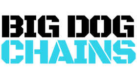 Big Dog Chains logo black & Turquois clipart