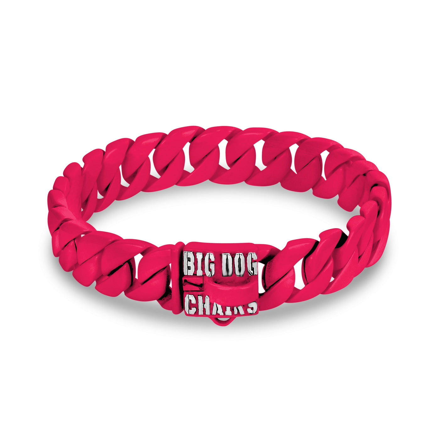 THE BUBBLEGUM PINK DOG COLLAR FROM BIG DOG CHAINS