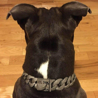 The Commander Dog Collar for pitbull_large_dog_collars_Cane_Corso_collars_rottweilerdog_collar_Bull_Mastiff_metal_collar For Dogs Who Dominate  - 3/BigDogChains